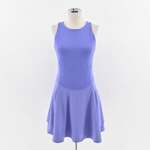 Elegant Purple Sleeveless Dress